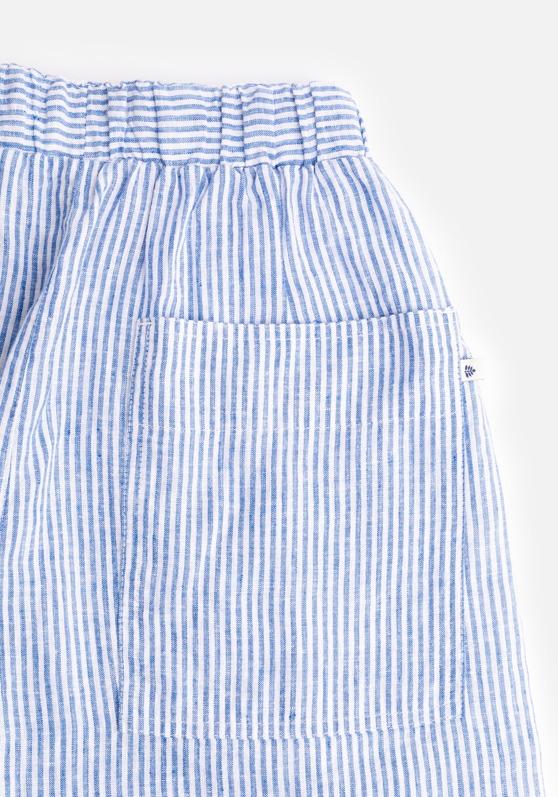 Jogger Alessia Lino Rayas Azul-Blanco