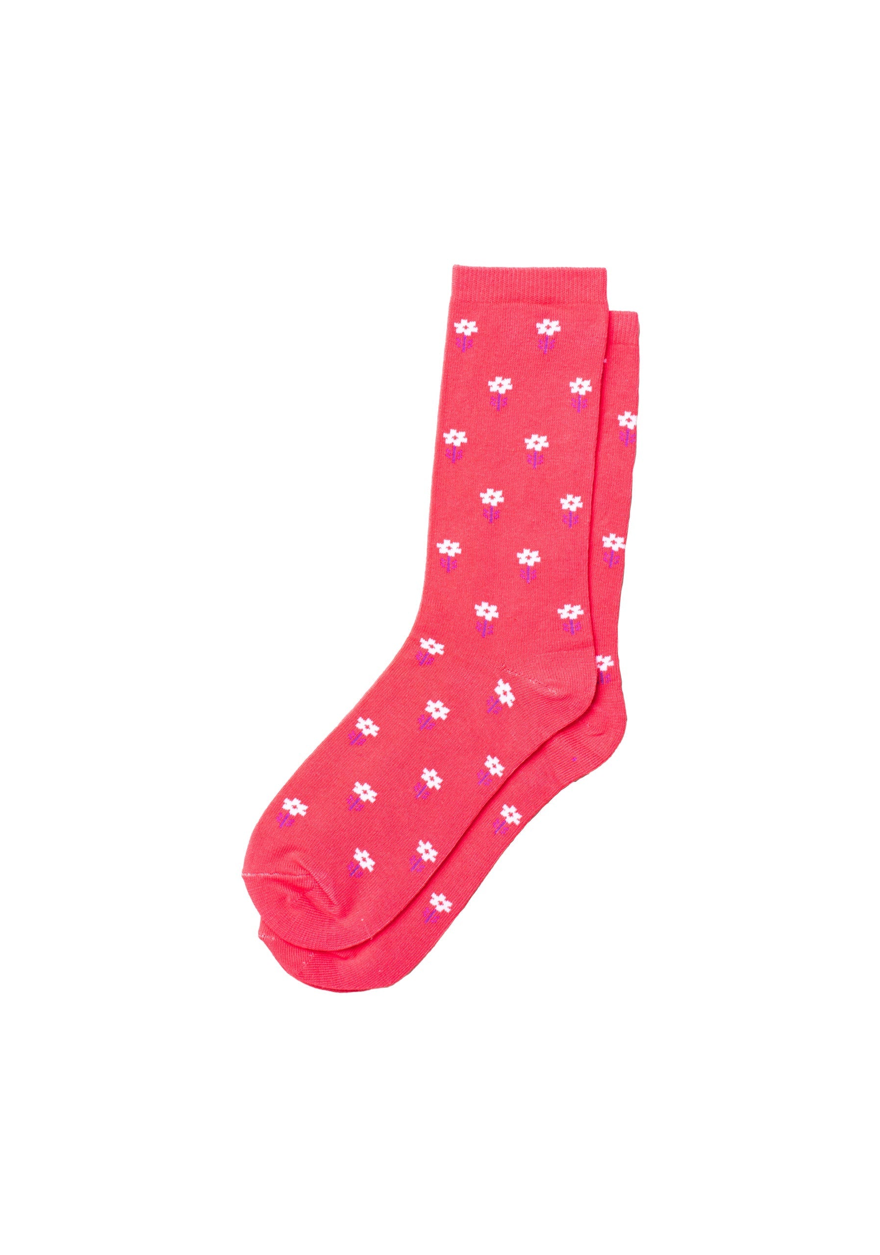 Calcetines Flores Coral