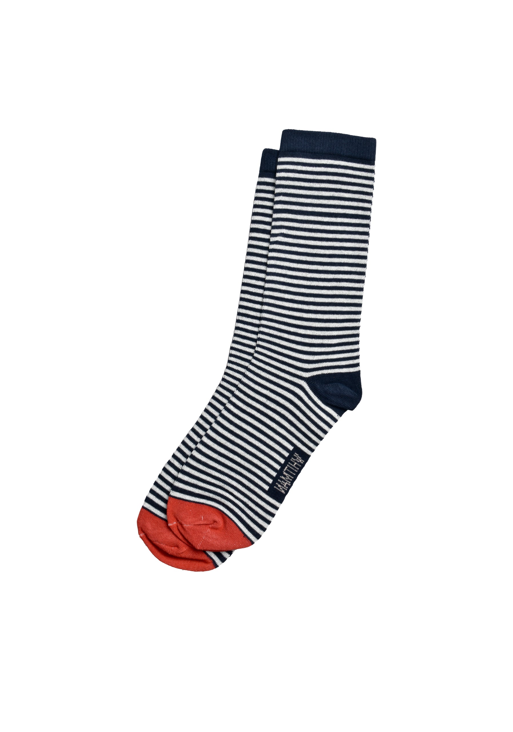 Calcetines Lineas Azul Oscuro Punt. Fem
