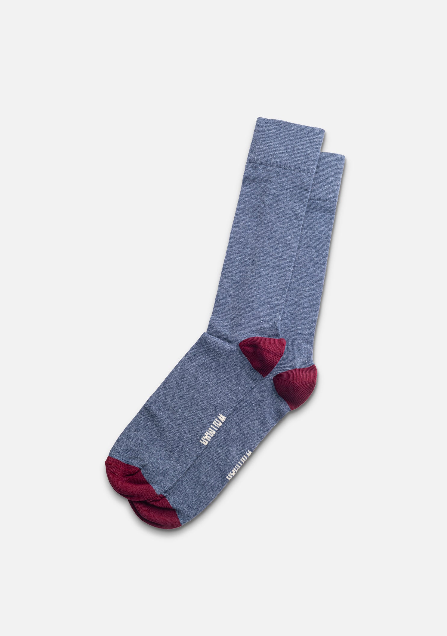 Calcetines Uni. Azul MD. Jaspe P-T Vino