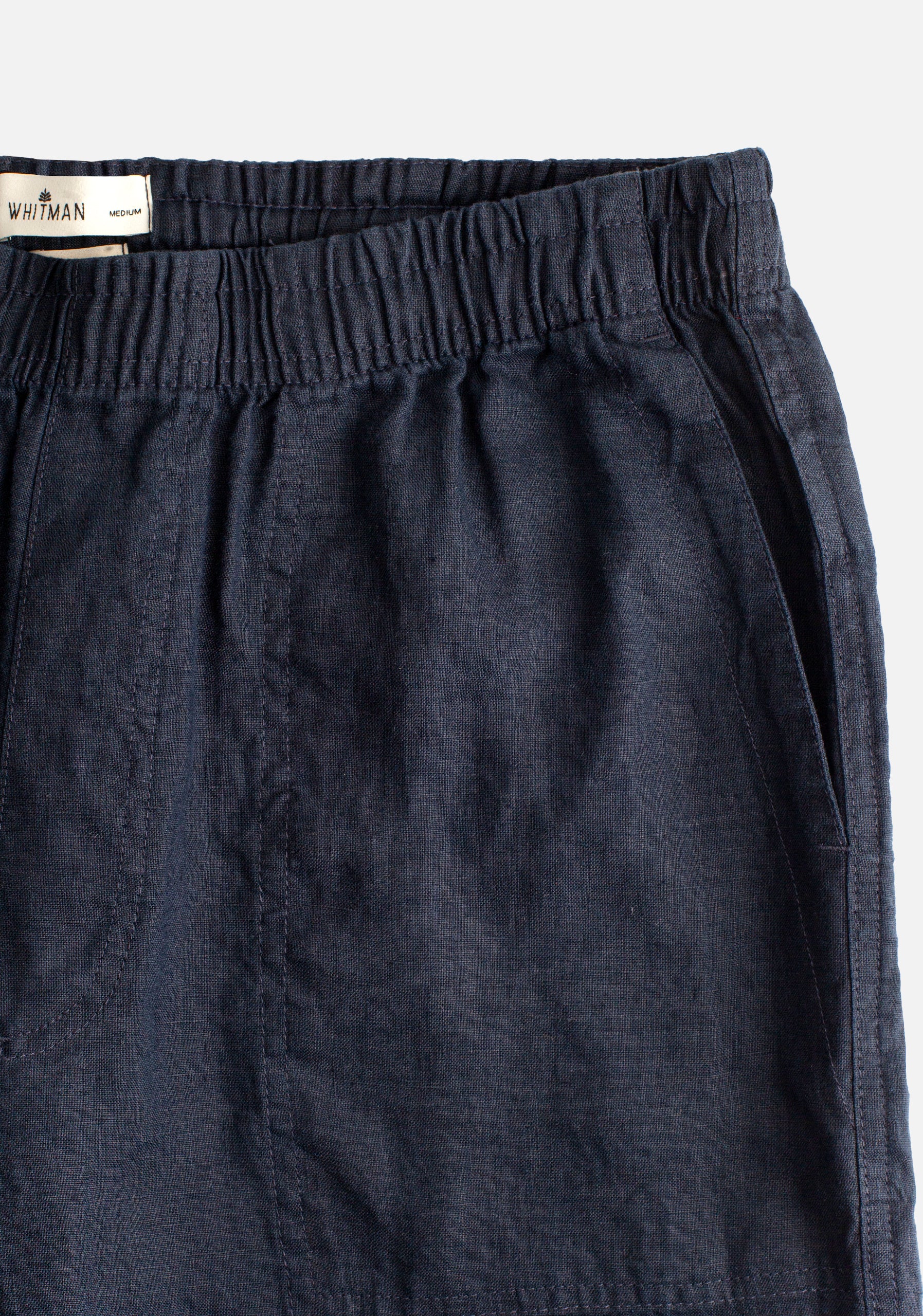 Pantalón H Hopkins Jogger Lino Azul Navy