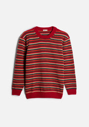 Sweater Bruselas CRD Rojo Rayas - Multicolor