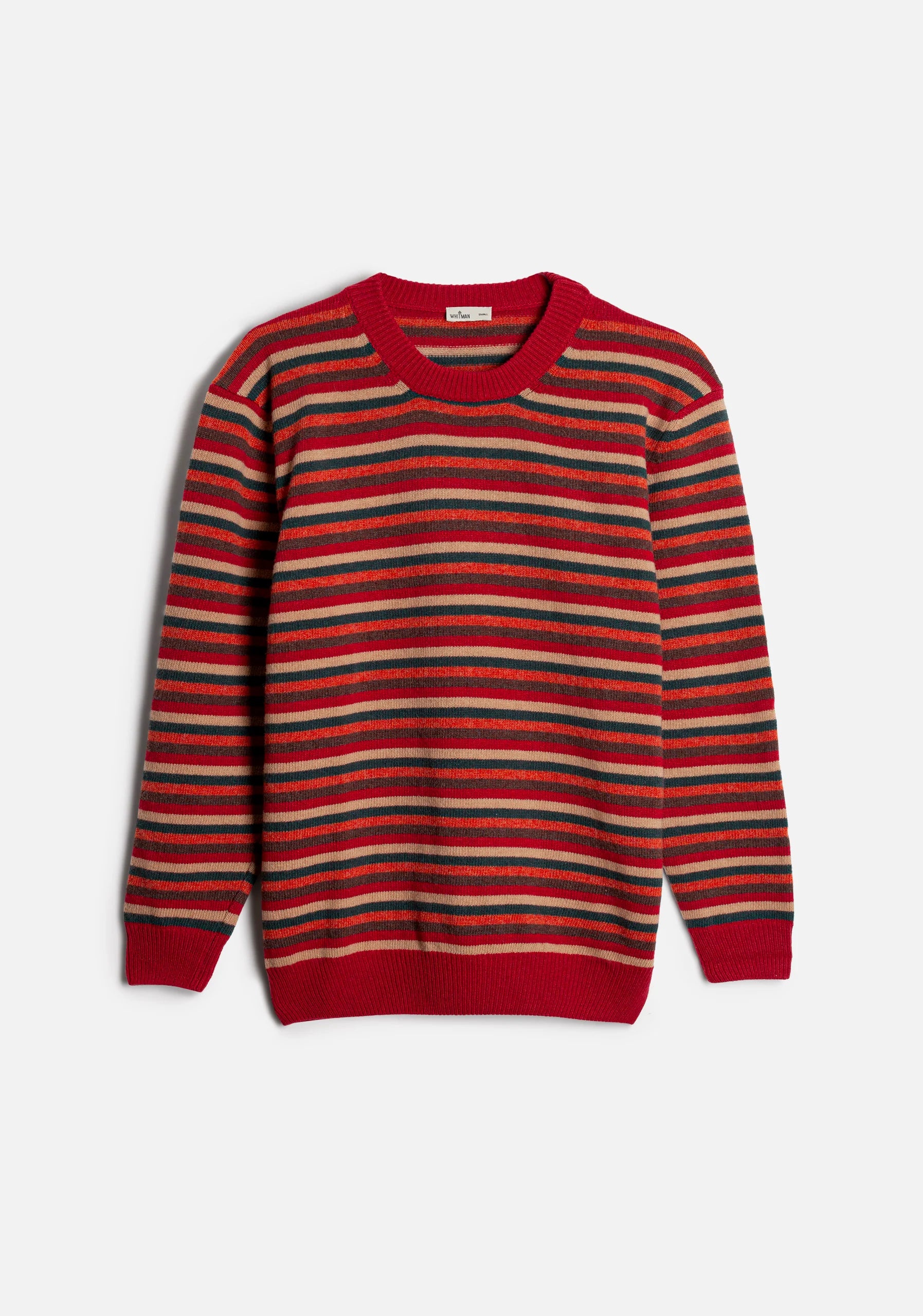 Sweater Bruselas CRD Rojo Rayas - Multicolor