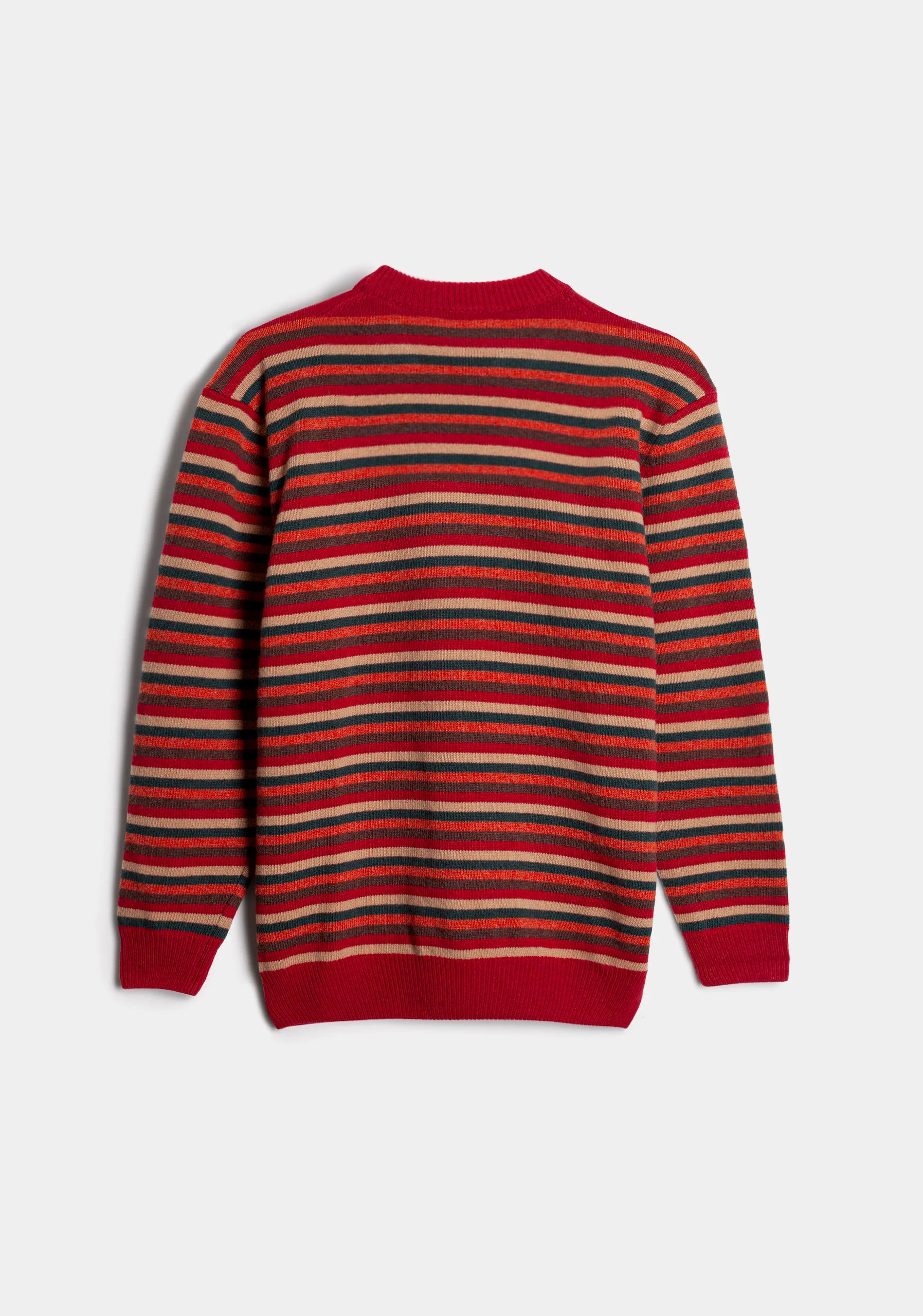 Sweater Bruselas CRD Rojo Rayas - Multicolor