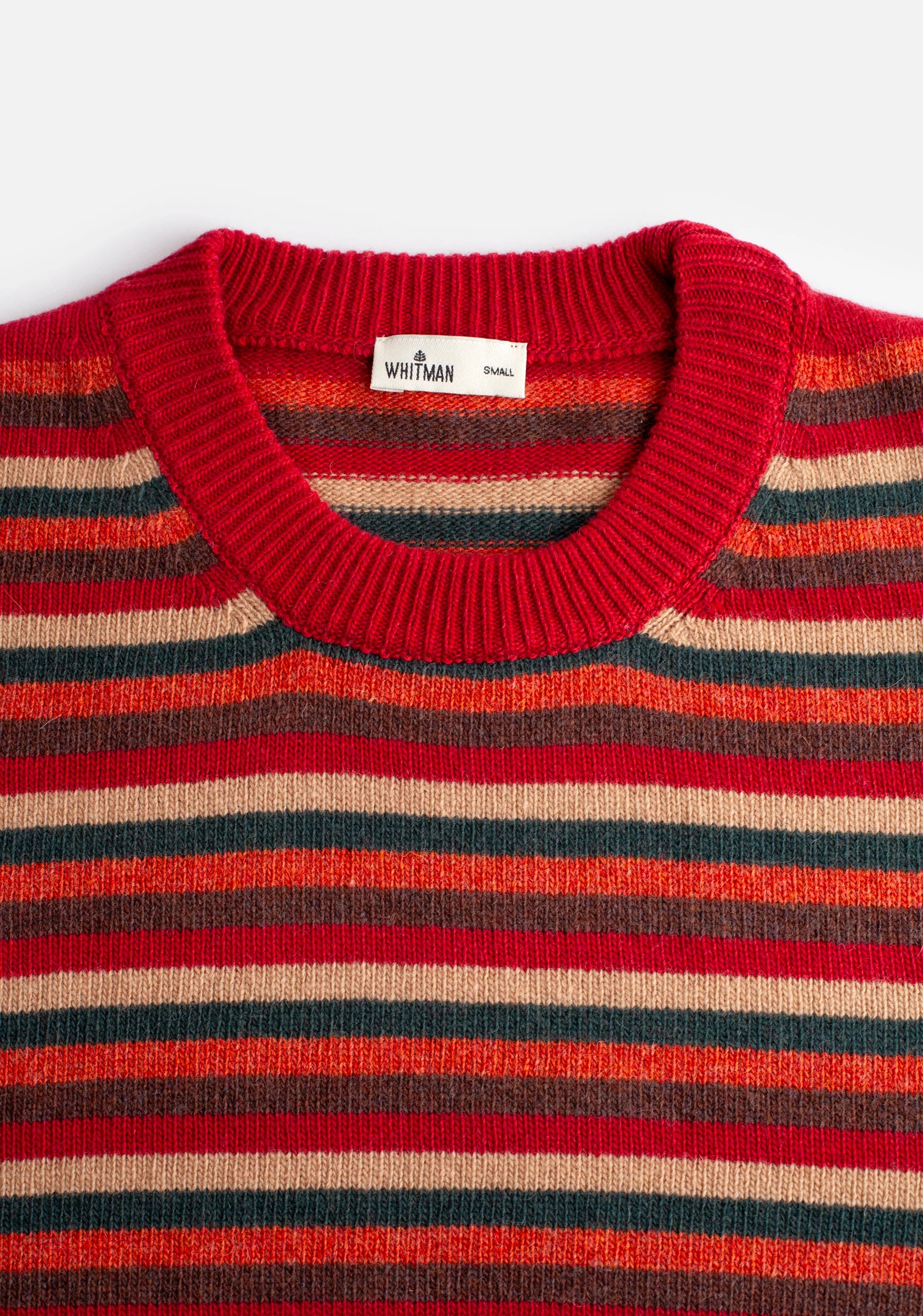 Sweater Bruselas CRD Rojo Rayas - Multicolor