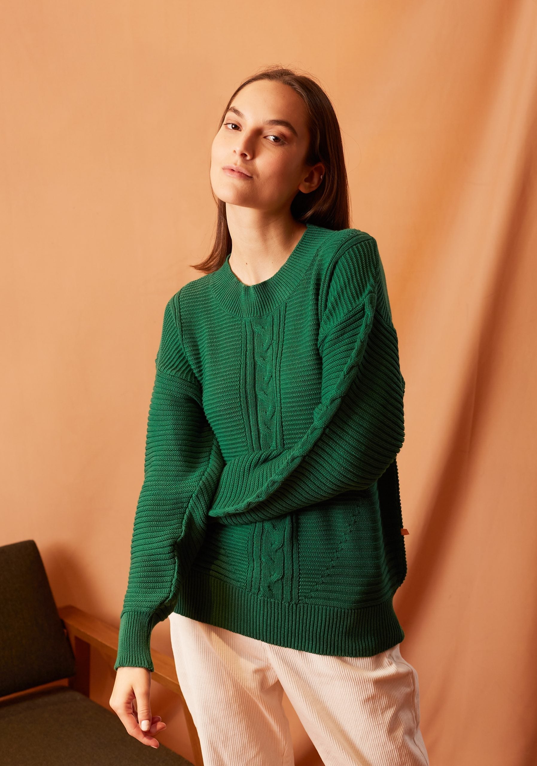 Sweter California Verde