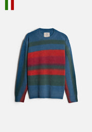 Sweater Knit Kane Crd Verde - Naranja