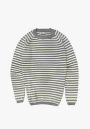 Sweater Lexington  Gris - Hueso