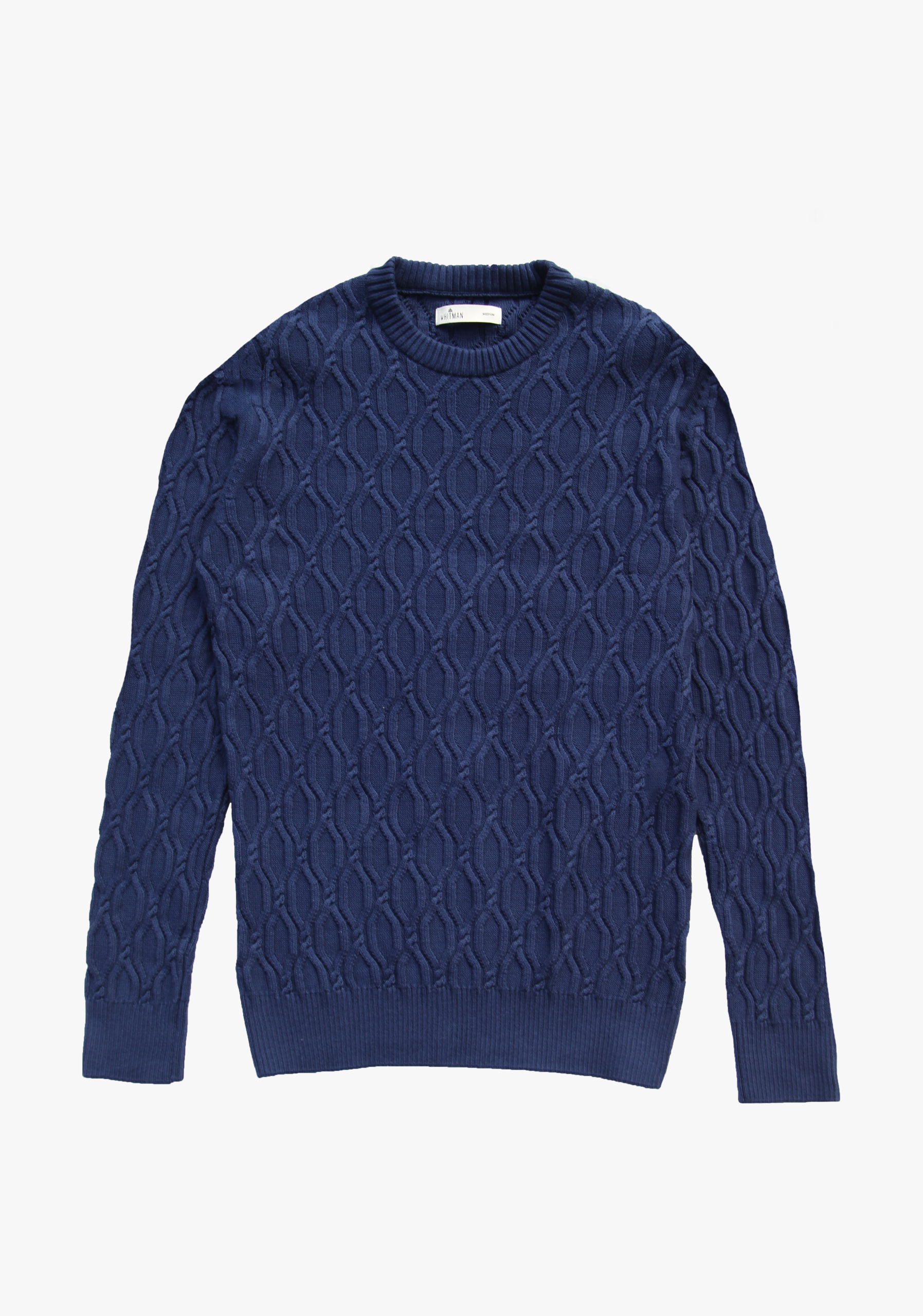 Sweater Rombos Azul Navy
