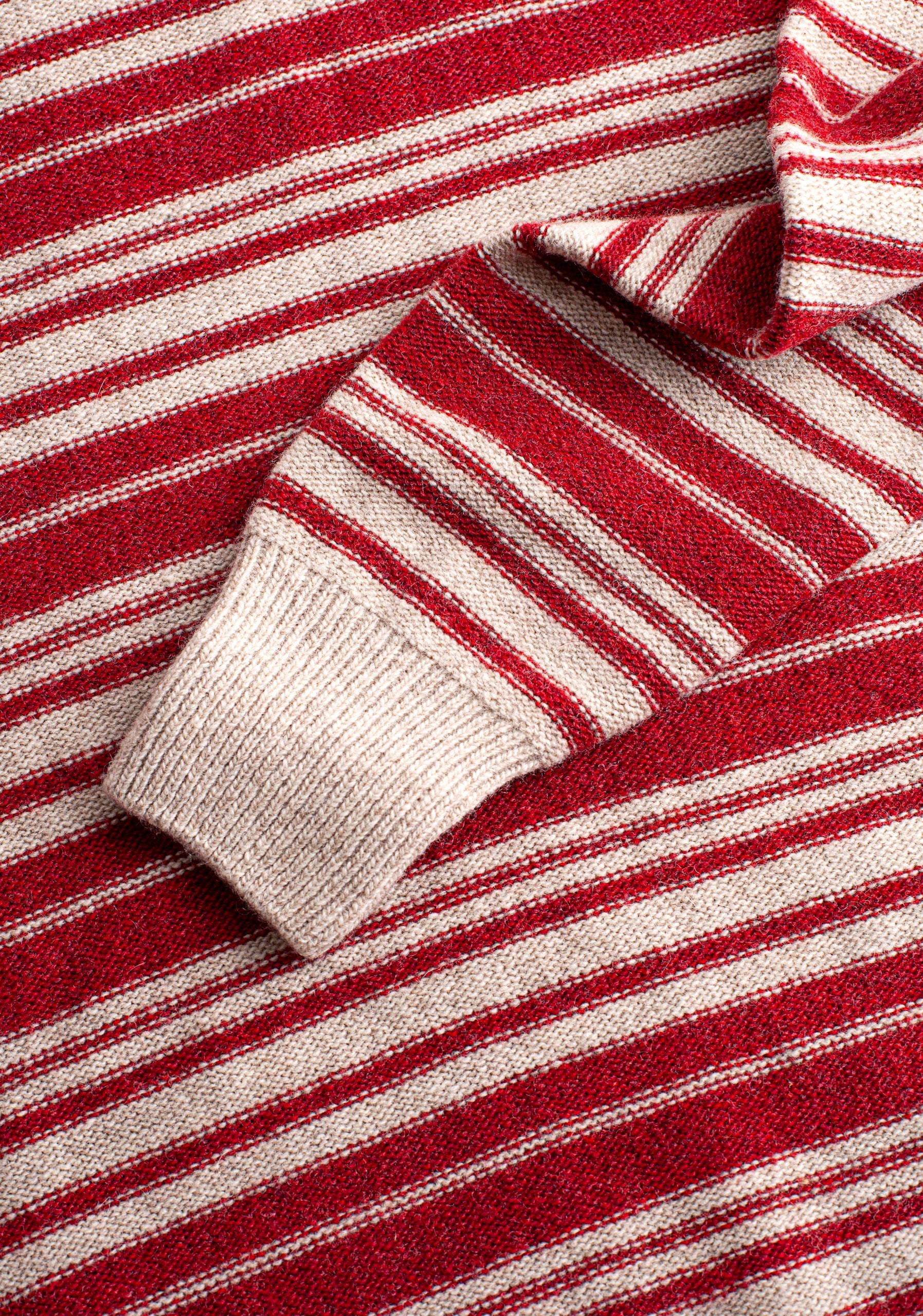 Sweater Torrance Crd Rojo Rayas