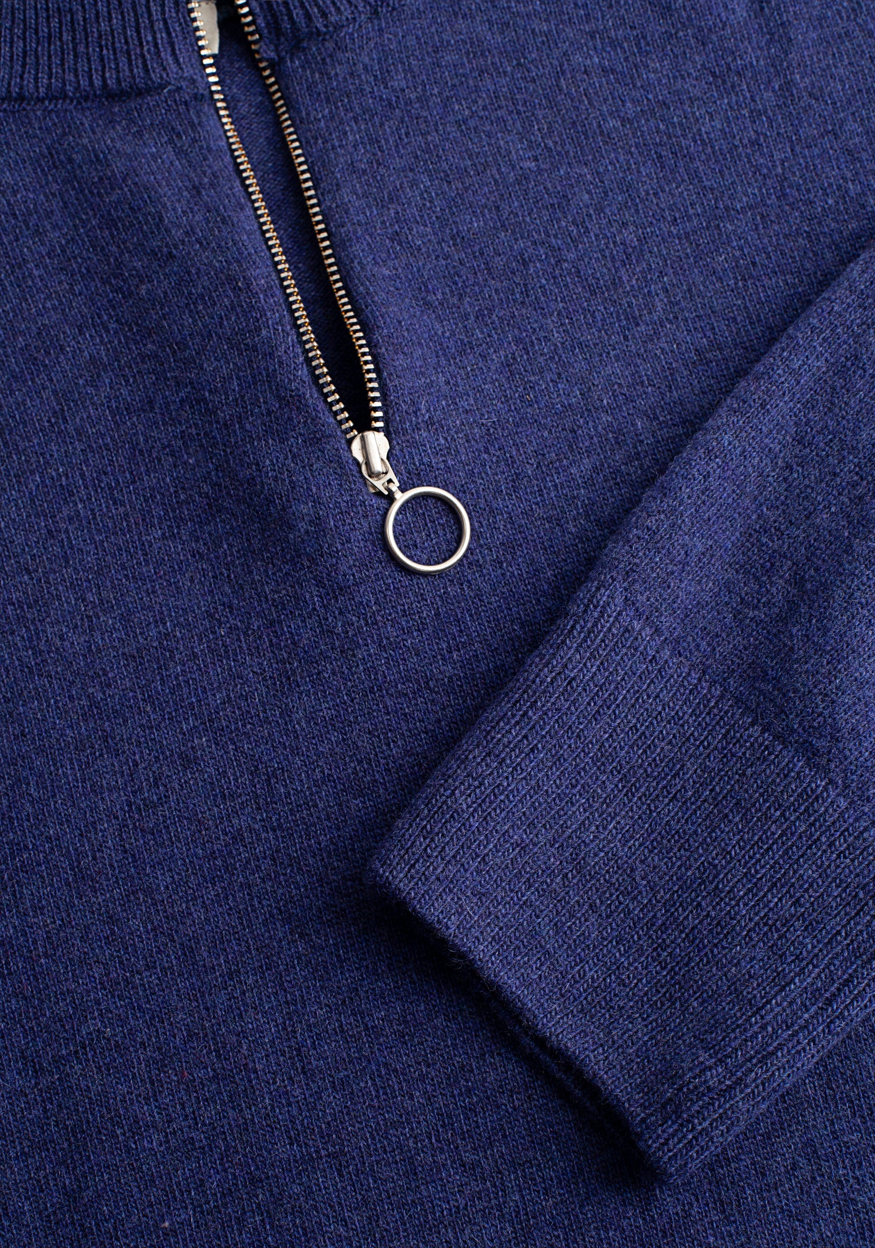Sweater Zurich HZ Azul Osc - Azul Jaspe