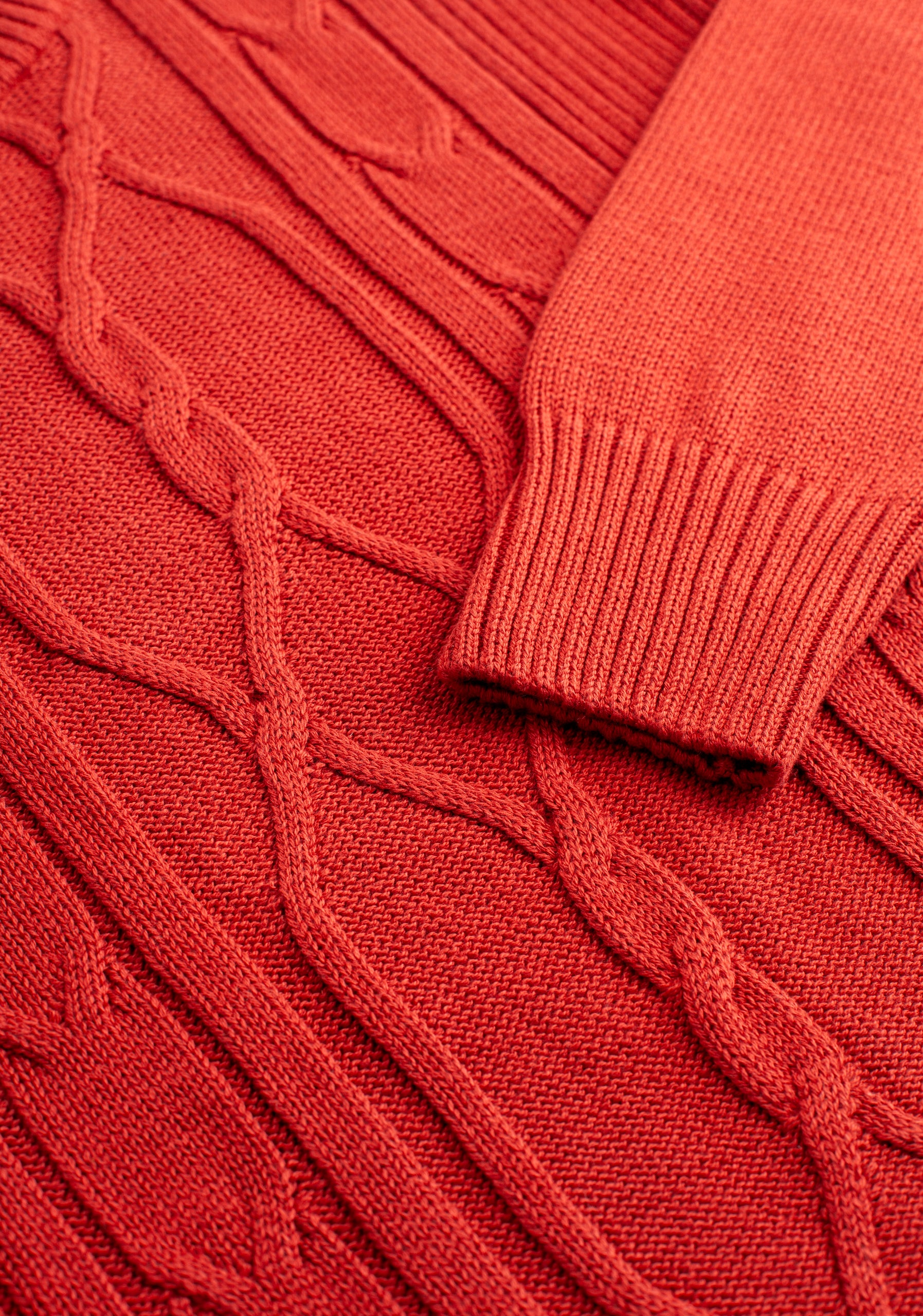 Sweater Aran Terracota