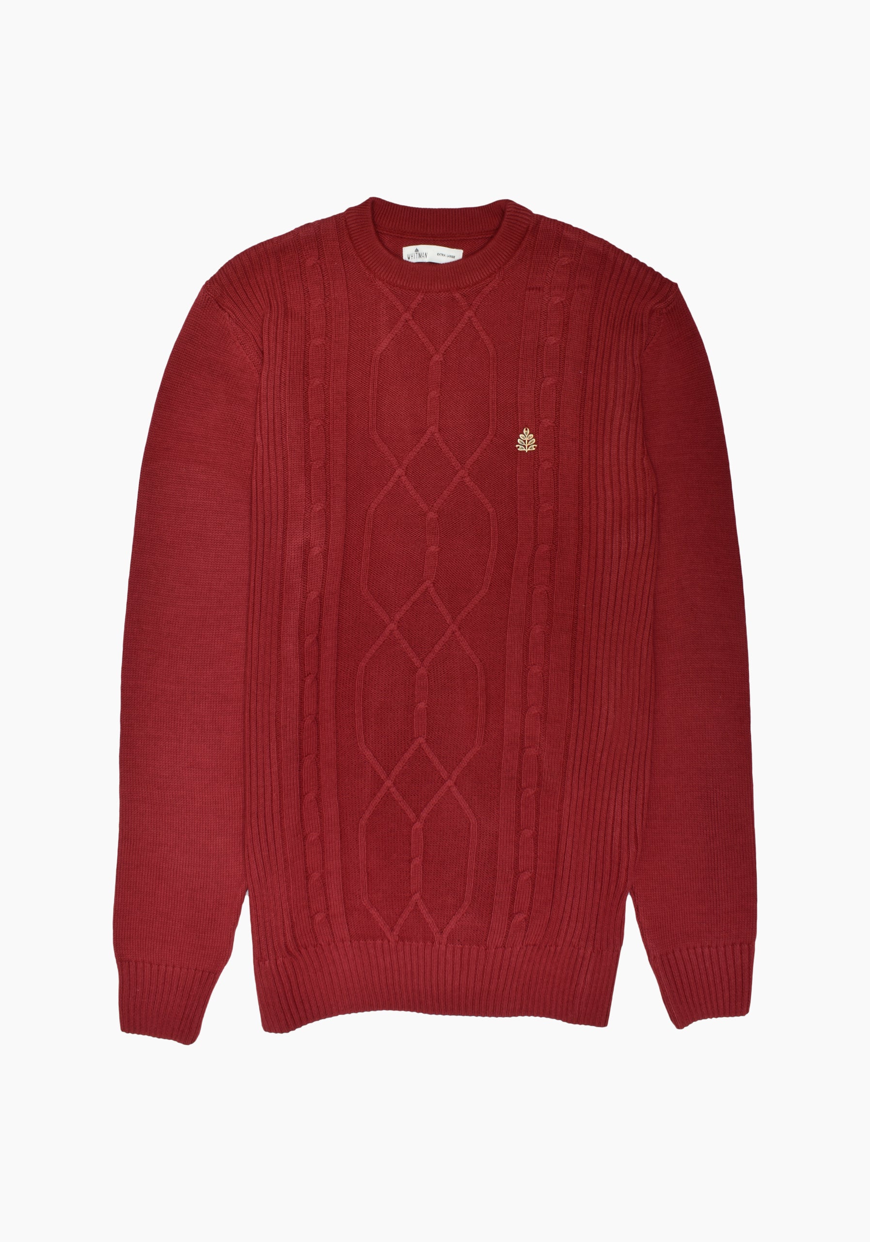 Sweater Aran Vino Tinto