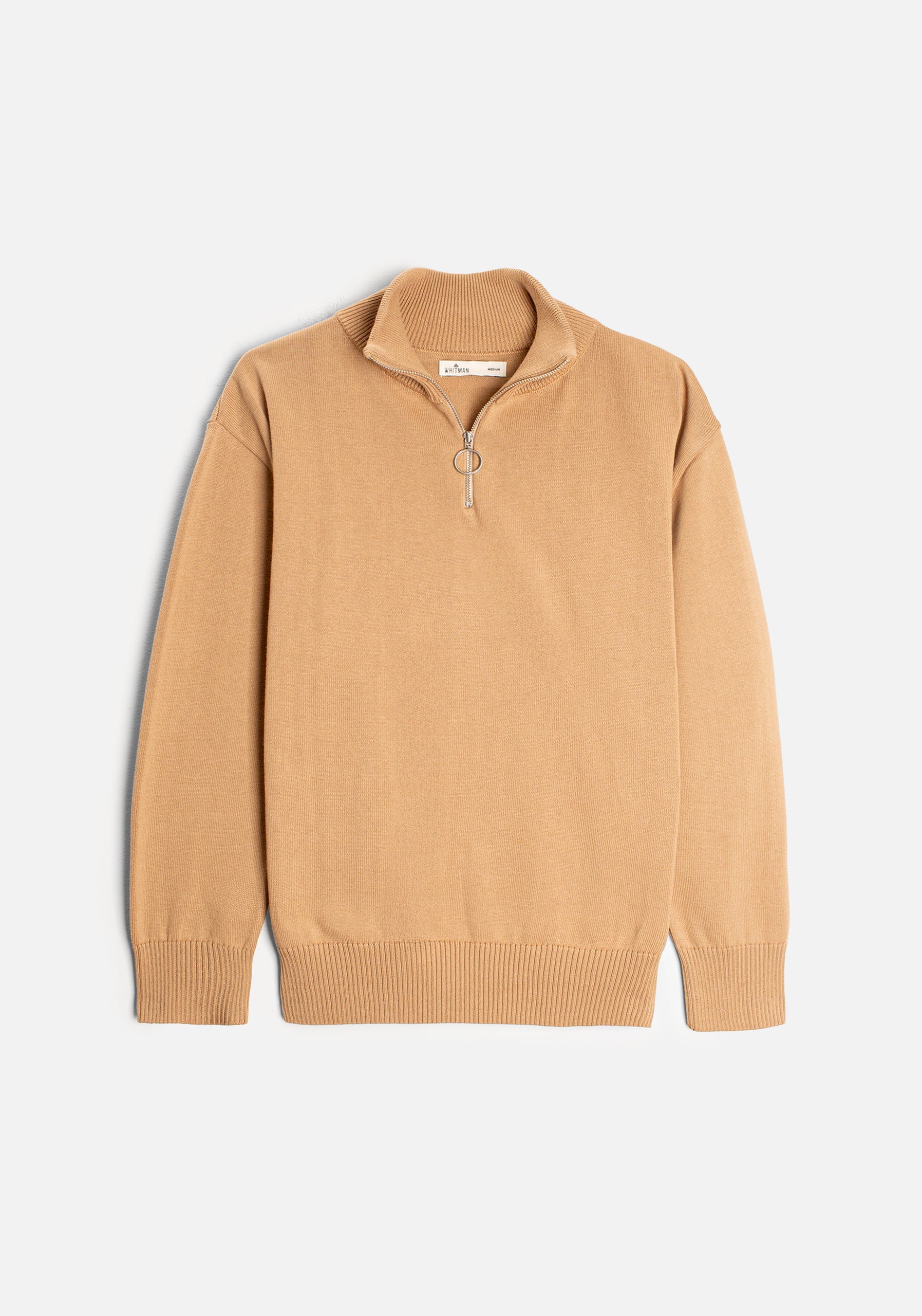 Sweater H Prescolt Half Zip Beige