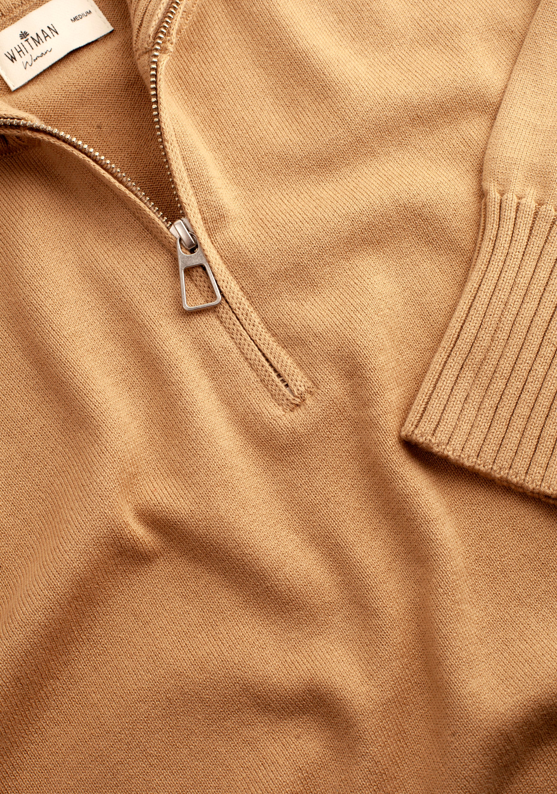 Sweater M  Nashville Half Zip Caqui