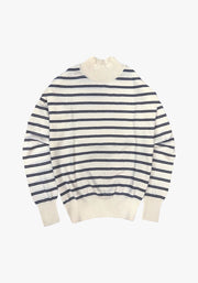 Sweater Maryland Hueso / Azul