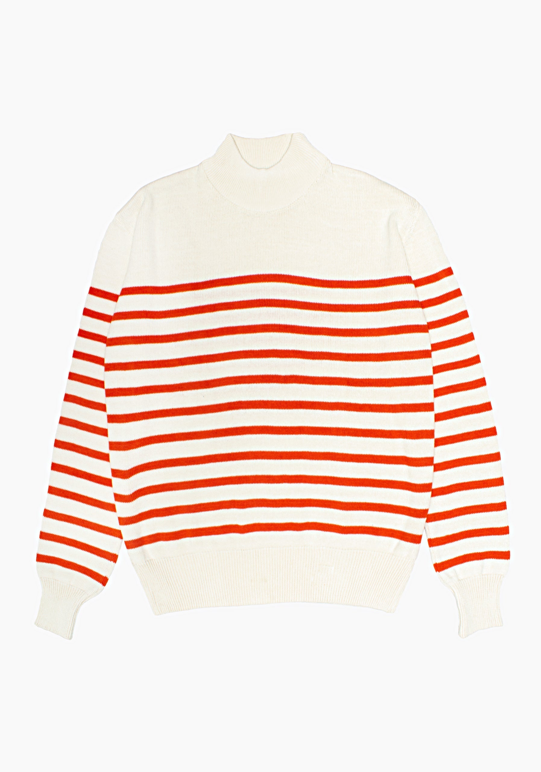 Sweter Virginia Hueso / Naranja