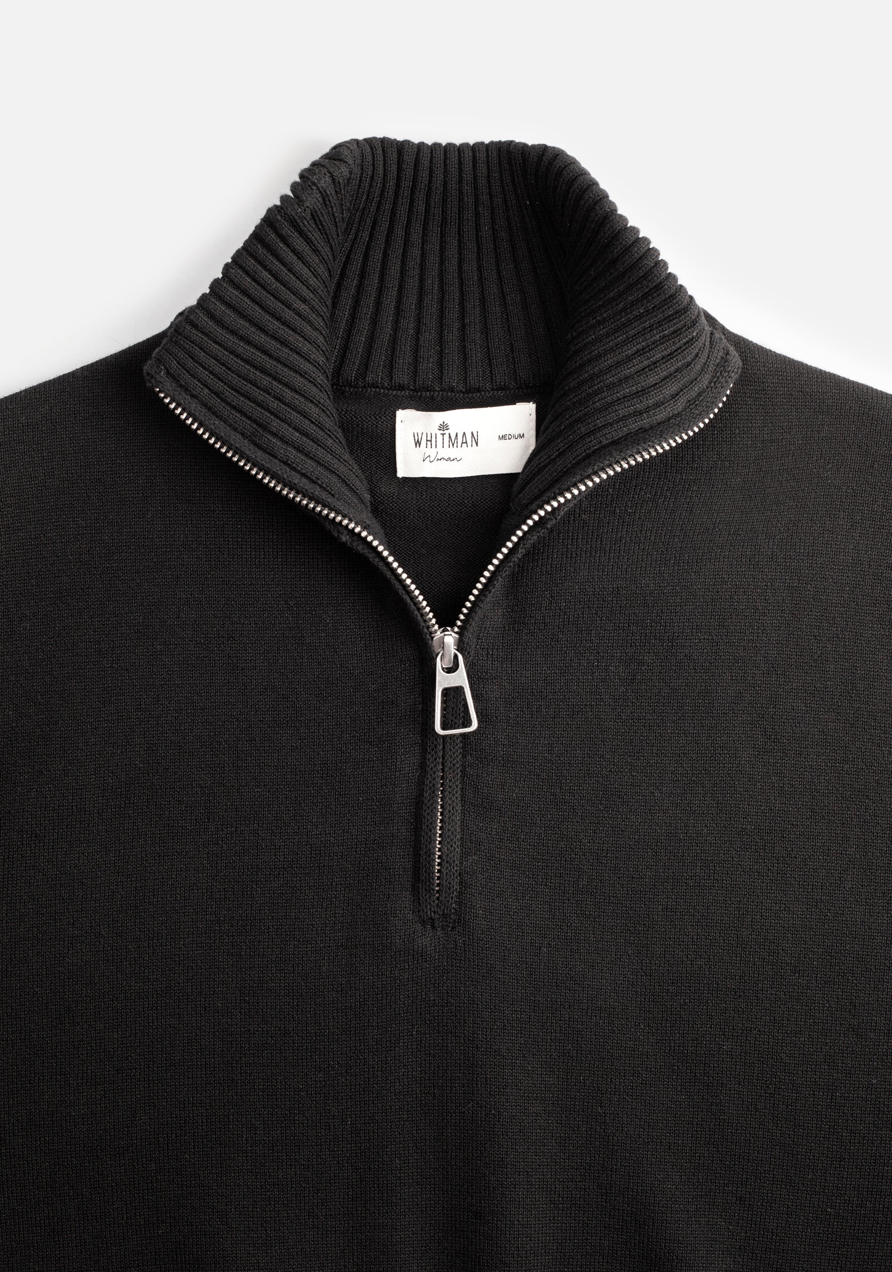 Sweater M Nashville Half Zip Negro