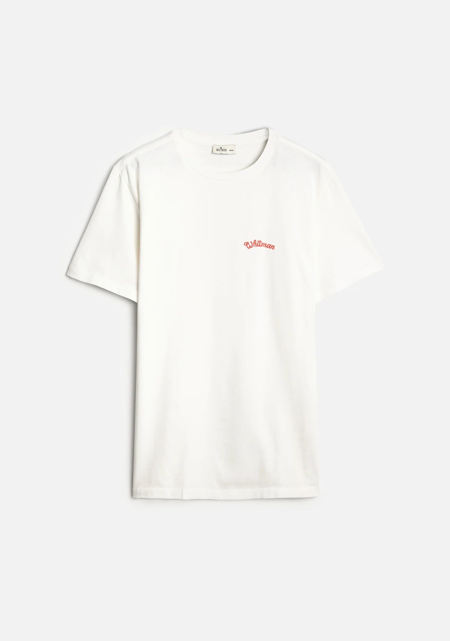 Playera Iker Marfil Bordado Coral