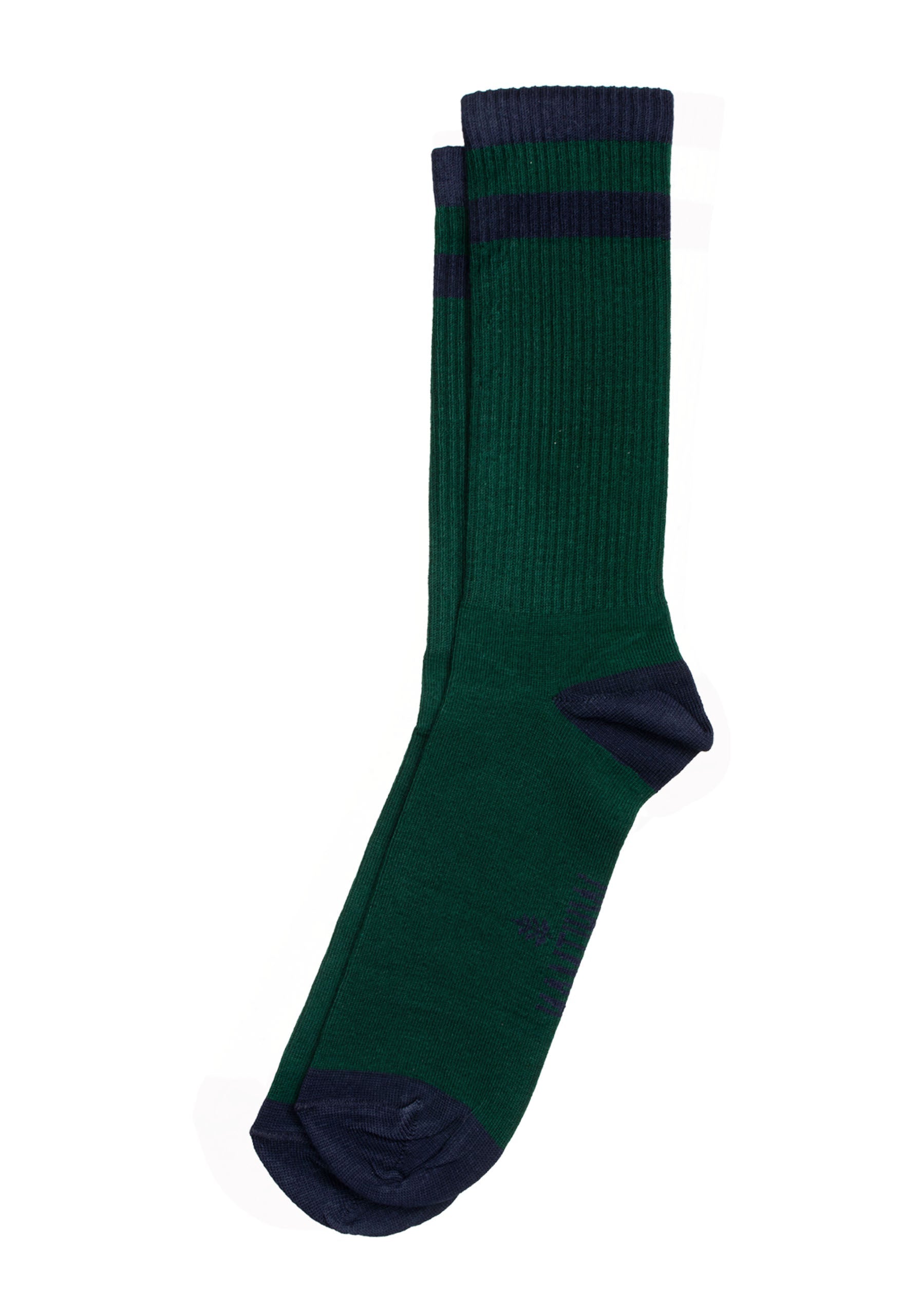 Calcetines Acanaladas Unic. Verde - Azul Mas