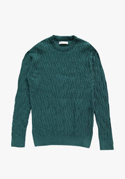 Sweater Rombos Verde Oscuro