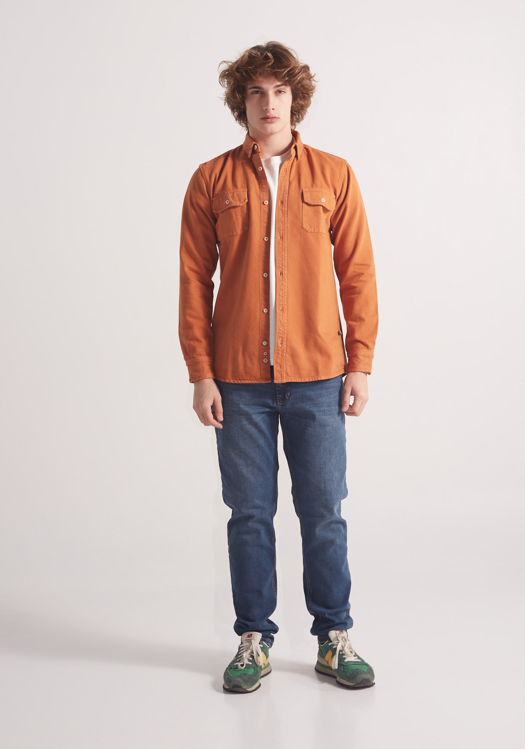 Overshirt Indigo Terracota